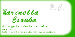 marinella csonka business card